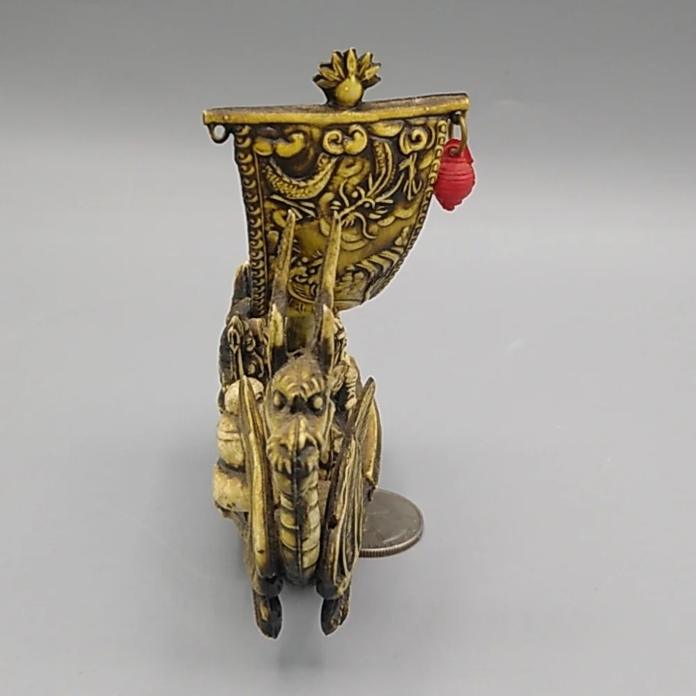 Japan Celluloid Seven Lucky Gods on Dragon Boat Early 1900s Vintage Antique - Picture 2 of 15